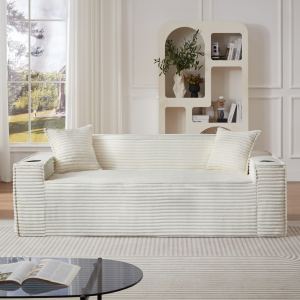 Sofa 3 places sans structure, sans assemblage, pour petits espaces