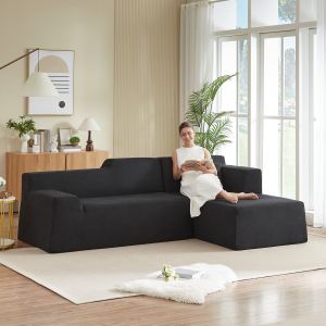 Sofa Corduroy L Minimaliste Dossier Haut