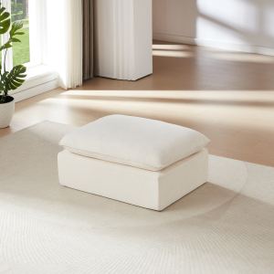 Sofa nuage chenille modulable moderne pour salon et bureau