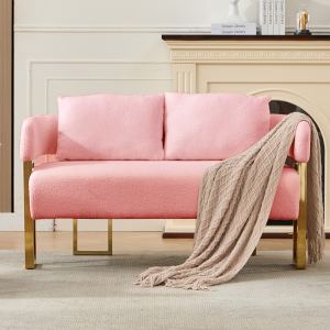 TS chaise décorative moderne pieds or, sans roues, fauteuil