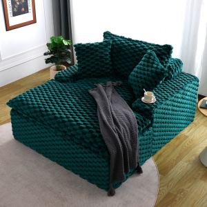 51 - Inch Comfort - Bearing Sofa Two Pillows And One Backrest, Suitable For Multiple Scenarios In Bedrooms And Living Rooms