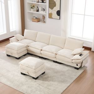 Sofa modulaire Cloud, velours côtelé, profond, combinable