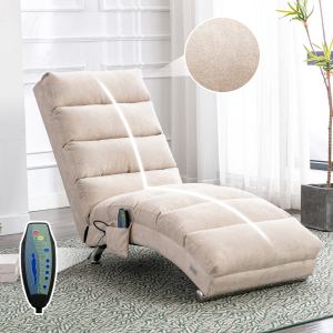 Méridienne COOLMORE luxe tissu vibration, grise