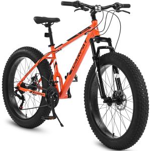 S26109 Elecony vélo pneus larges 26po 21 vitesses shimano