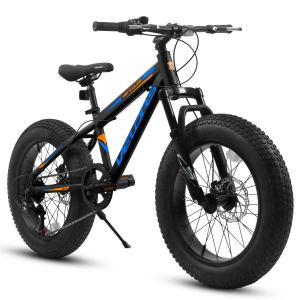 V20235 vélo pneus larges 20po 7 vitesses suspension avant