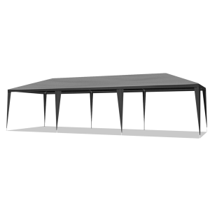 Tente de fête 10'x30' avec 8 parois amovibles imperméable noir