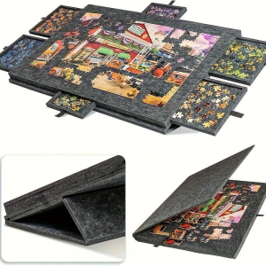 Table puzzle pliable système tri organisateur adulte jeu
