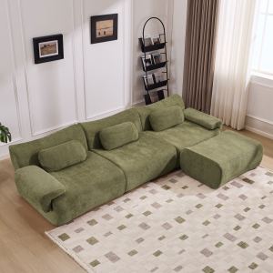 Combinaison modulaire bambou fauteuil grand confort 3+1 place