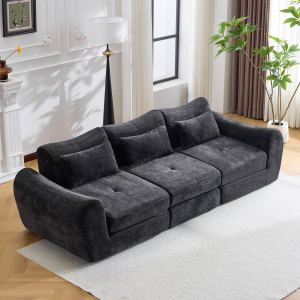 Canapé nuage modulaire convertible, lit sectionnaire