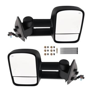 Rétroviseur latéral Chevy Silverado 3500 2003-2006 chauffant noir Arrow Lamp