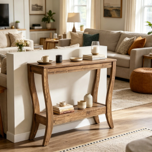 Table console allongée