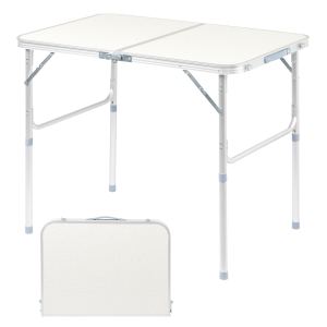 Table pliante aluminium portable 90-60 cm
