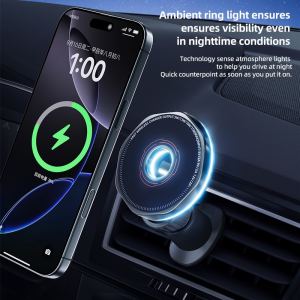 Support magnétique octogonal pour téléphone automobile