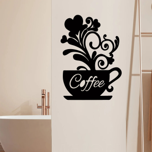 Enseigne métal café style industriel vintage rustique