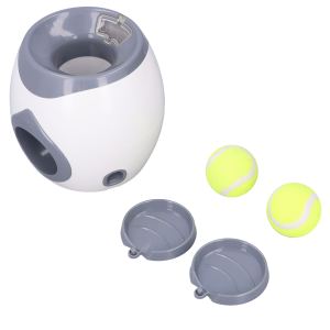 Jouet ballon alimentation chien 2 balles tennis entraînement