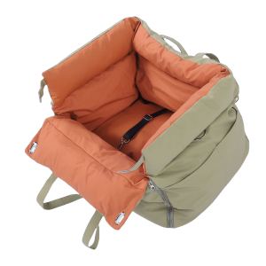 Lit auto chien portable voyage détachable lavable avec harnais