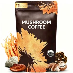 Café instant champignons biologiques 6 adaptogènes 30 portions