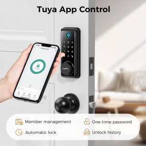 Serrure porte sans clé application clavier verrouillage auto