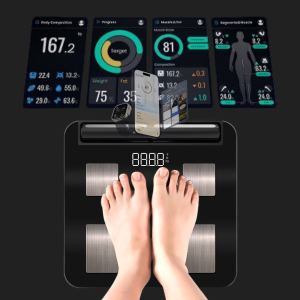 Balance intelligente composition corporelle 8 électrodes BMI