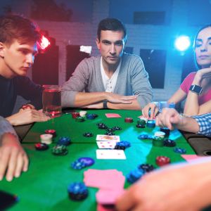 Table de poker repliable 8 joueurs - Vert