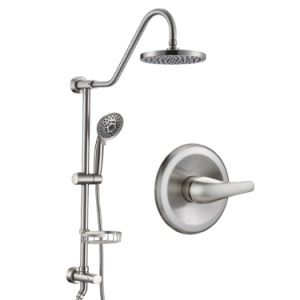 Douchette avec système douche 8 pluies vanne incluse