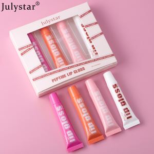 Set 4 baumes lèvres fruités hydratants brillant