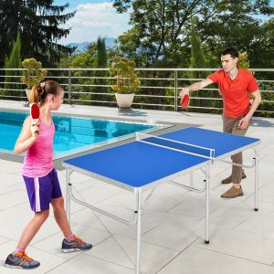 Table ping-pong pliante 60 po portable bleu - Accessoires