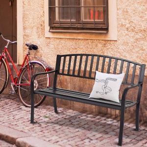 Banc patio jardin 50po, causeuse extérieur