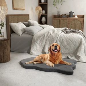 Lit orthopédique pour chien grand format mousse mémoire