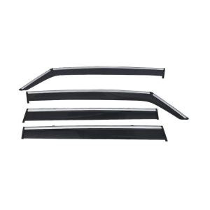 Visières fenêtres Jeep Renegade 15-22 pluie/soleil garniture chrome