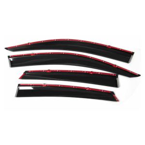 Visière vitre Honda Civic berline 16-21, garde soleil 4pc chrome
