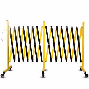 Barricade extensible métal 23 pi, portail sécurité