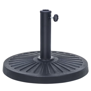 Base parapluie patio 26,5 lbs noir