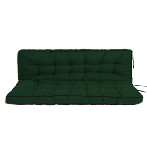 Coussin balançoire 55 po imperméable dossier vert foncé