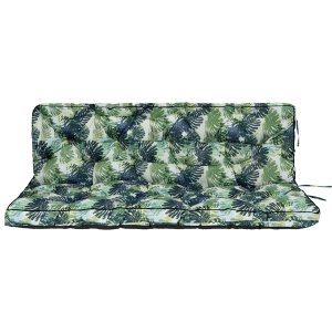 Coussin balançoire porch 55po étanche 4po épais, motif palmier