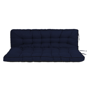 Coussin balançoire 55 po imperméable dossier bleu foncé
