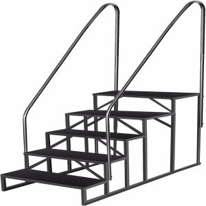 Escalier VR 5 marches, antidérapant, capacité 660 lbs