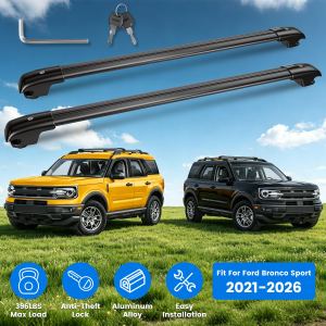 Barres toit Ford Bronco Sport 2021-2026 aluminium 396LB