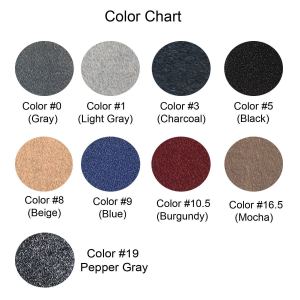 Tapis gris tableau de bord GMC Canyon 2004-2012