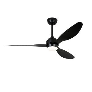 Ventilateur plafond 52po 6 vitesses moteur DC noir