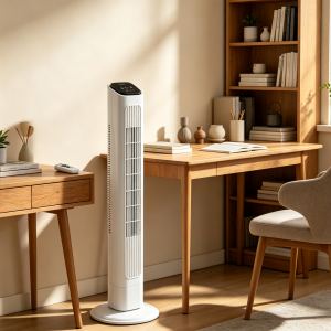 Ventilateur tour 36po, 110V 45W, 3 vitesses, minuterie 9h, oscillant