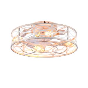 Ventilateur plafond 20po cagé DEL 6 vitesses