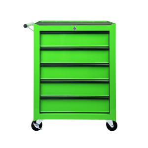Coffre outils 5 tiroirs 20" métal roulant vert