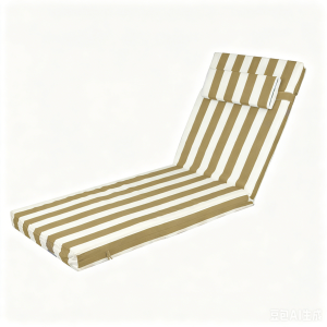 Coussin chaise longue extérieur 72x21x3 po, imperméable