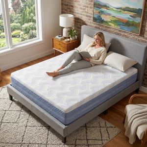 Matelas queen mousse mémoire 12 po haute densité