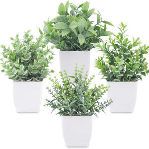 Plantes artificielles mini, potées, décor intérieur