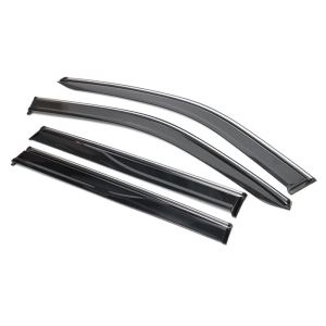 Visières vitres Jeep Compass MP 17-23 polycarbonate chrome