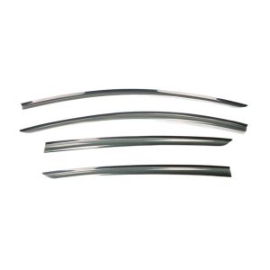 Visières latérales Tesla Model 3 17-23 fumé 4 pièces