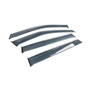 Visières fenêtre Toyota RAV4 XA50 19-23 polycarbonate garniture chrome 4pcs