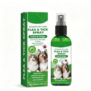 Spray anti-puces/tiques naturel à base de plantes